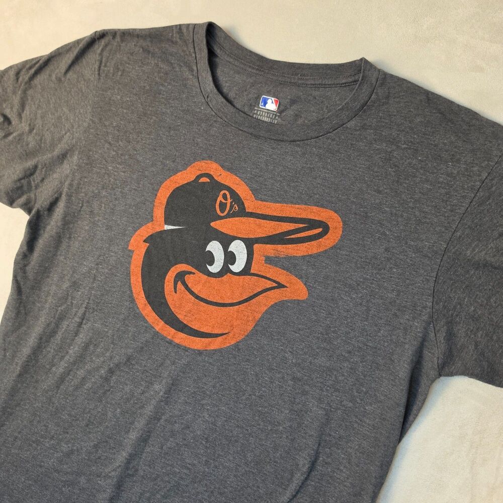 Men’s Large Baltimore Orioles Soft Gray T Shirt
